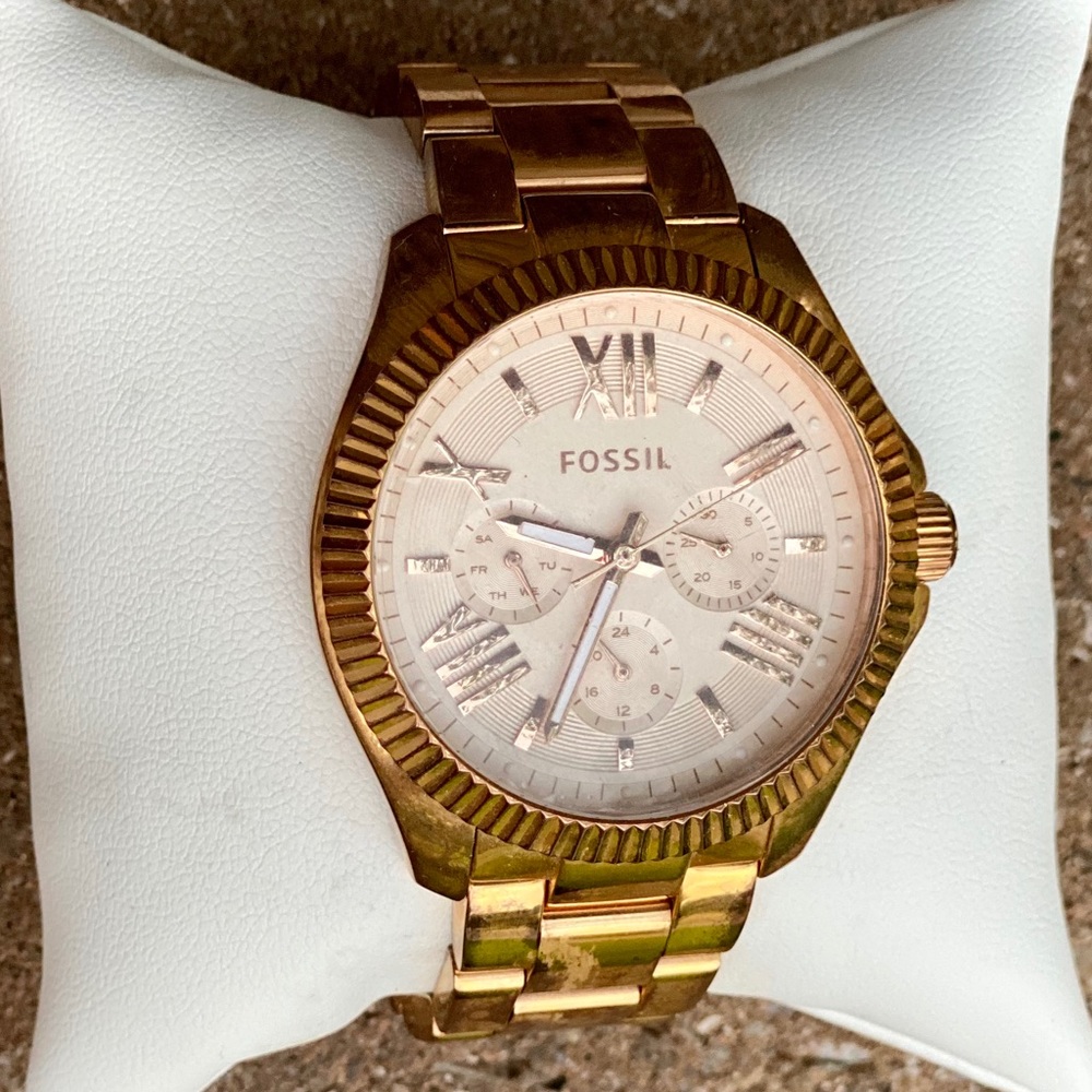 Fossil Rose Gold Watch